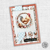 Paper Rose - Farmhouse Friends Collection - Embossed Die Cuts