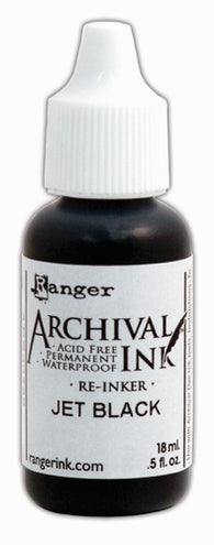 Ranger - Archival Ink-re Inker - Jet Black 18ml