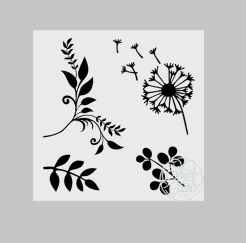 Short Cuts Craft - 6" x 6" Stencil - Branches