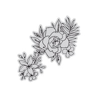 Couture Creations - Vintage Tea Stamp - Rose 3