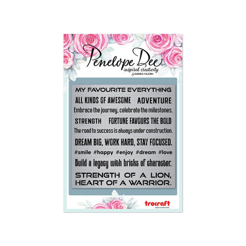 Penelope Dee - Foundry Collection - Acrylic Journal Strips