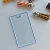 Rectangle Tag Keyring From