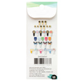 Vicki Boutin - Bold and Bright Collection - Die Cut Paper Clips