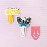 Vicki Boutin - Bold and Bright Collection - Die Cut Paper Clips