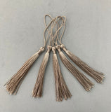 Bookmark Tassels - Charcoal 130mm (5pcs)