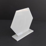 Acrylic Hexagon Plaque With Stand From