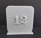 3mm Acrylic Square Plaque With Stand From