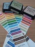Distress Ink Pad and Oxide Ink Pad Labels