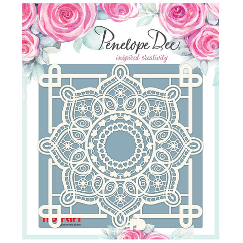 Penelope Dee - Amore Collection Chipboard - Heart-itude Doily