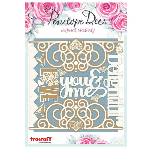 Penelope Dee - Gelato Love Collection Chipboard - Word Sentiments