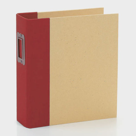 Simple Stories - Limited Edition 6x8 Sn@p Binder - Cranberry
