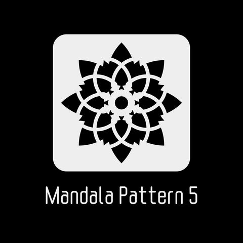 6x6" Mandala Stencil 5