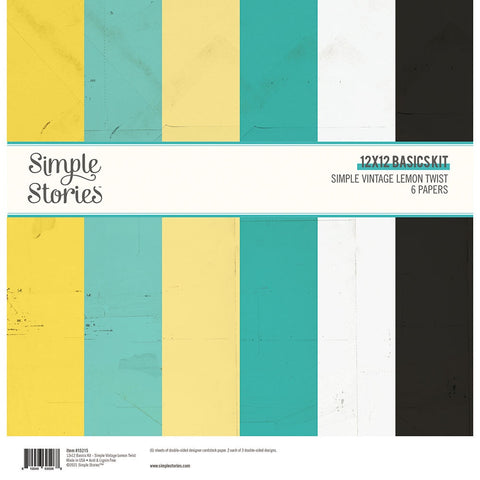 Simple Stories - SV Lemon Twist Collection - Basic Kit
