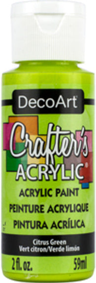 DecoArt - Crafter's Acrylics - Citrus Green 59ml