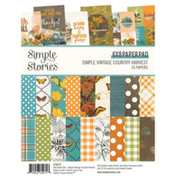 Simple Stories - SV Country Harvest Collection - 6x8 Paper Pad