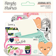 Simple Stories - Happy Hearts Collection - Journal Bits