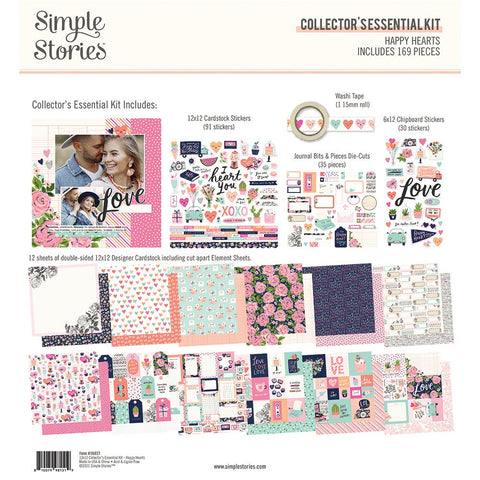 Simple Stories - Happy Hearts Collector's Essential Kit