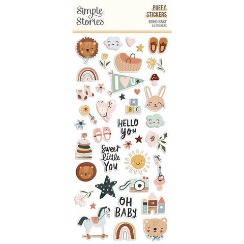 Boho Baby Collection - Puffy Stickers