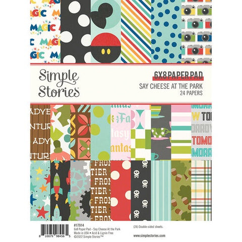 Simple Stories - Say Cheese At The Park Collection - 6x8 Paper Pad