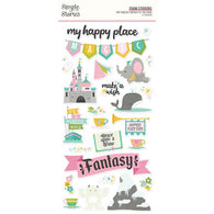 Simple Stories - Say Cheese Fantasy At The Park Collection - Foam Stickers