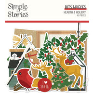 Simple Stories - Hearth & Holiday Collection - Bits & Pieces