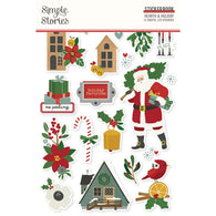 Simple Stories - Hearth & Holiday Collection - Sticker Book