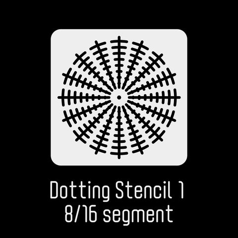 4"x4" Dotting Stencil 1