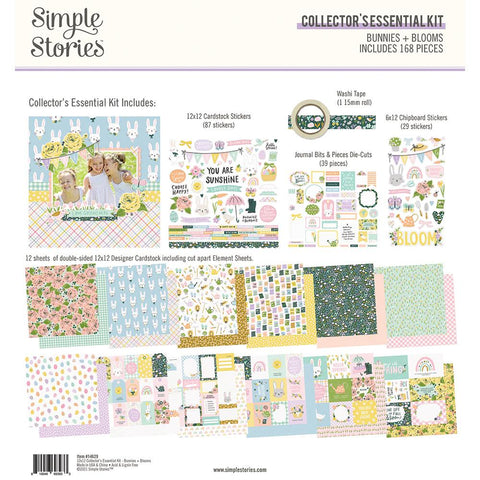 Simple Stories - Bunnies + Blooms Collector's Essential Kit