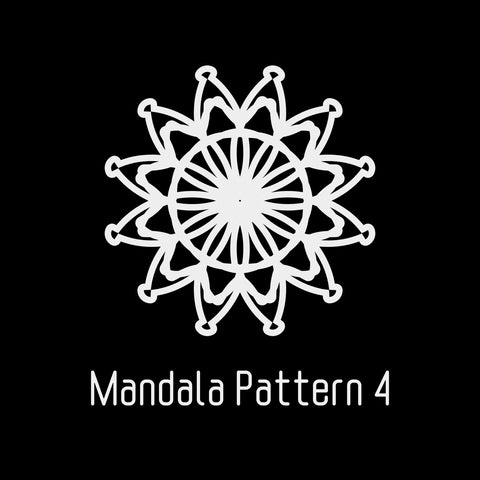 4"x4" Mandala Mask 4