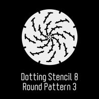 6"x6" Dotting Stencil 8