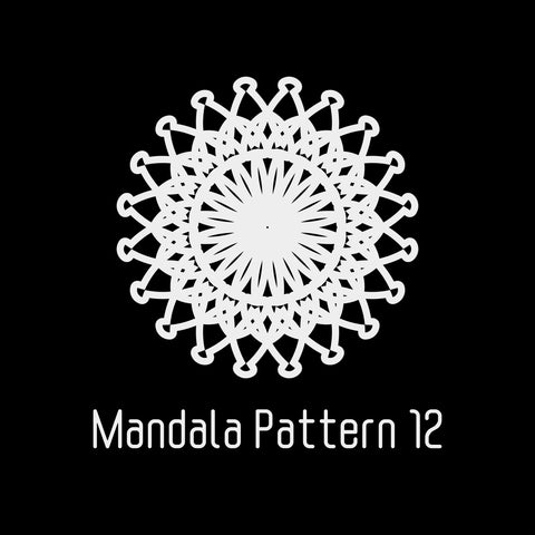 6"x6" Mandala Mask 12