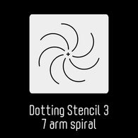 6"x6" Dotting Stencil 3