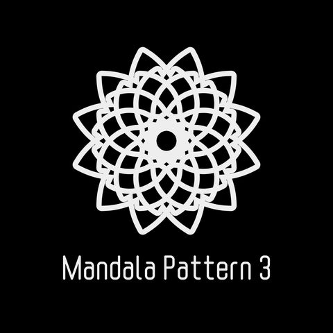 6"x6" Mandala Mask 3