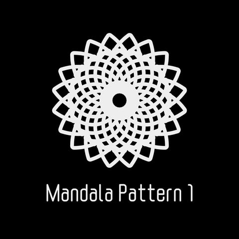 6"x6" Mandala Mask 1