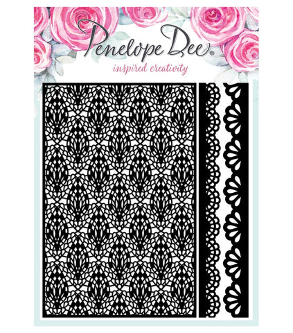 Penelope - Milla Grace Collection Chipboard - Lovely Lace