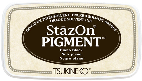 Stazon - Pigment Ink Pad - Piano Black
