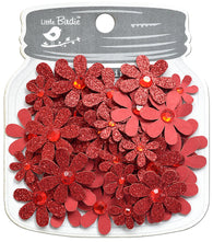 Little Birdie - Poppies and Roses Flowers - Sparkle Florettes