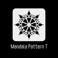 4"x4" Mandala Stencil 7