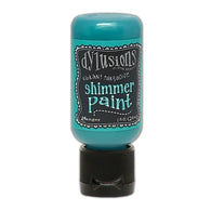 Dylusions - Shimmer Flip Cap Paints -  Vibrant Turquoise 29ml
