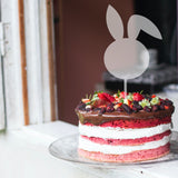 Acrylic Cake Topper - Bunny 10cm