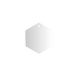Acrylic Hexagon Keyring Bundle (40pcs) from