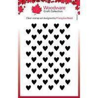 Creative Expressions - 3,8x2,6" Woodware Stamp - Mini Heart Background