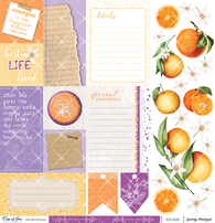 Cup Of Tea - Fancy Oranges Collection - Fussy Cuts