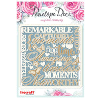 Penelope Dee - Noteworthy Collection Chipboard - Word Sentiments