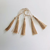 Bookmark Tassels - Latte 130mm (5pcs)