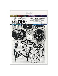 Dina Wakley - Media Collage Tissue - Things That Grow