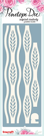 Penelope Dee - Fleure Collection Board - Stylized Leaf Strips