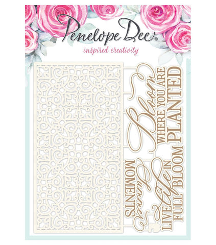 Penelope Dee - Blossom Collection Chipboard - Life in Full Bloom (13x14,8cm)
