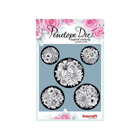 Penelope Dee - Georgina Collection - Acrylic Floral Motifs