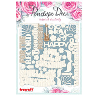 Penelope Dee - In The Groove Collection Chipboard - Word Sentiments